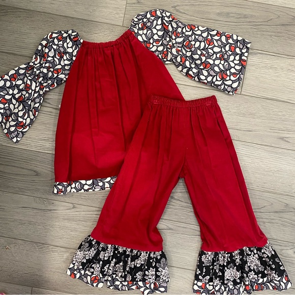 New Hand Made girls 3/4t matching outfit - Picture 3 of 3